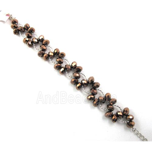Chinese Crystal glass Bracelet