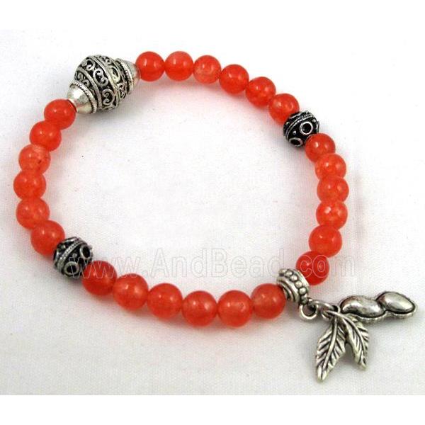 handmade fashion jasper bracelet, stretchy
