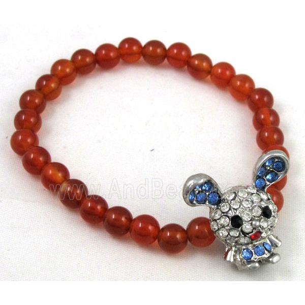 handmade fashion agate bracelet, stretchy