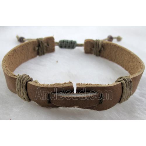Genuine Leather Bracelet, Mix