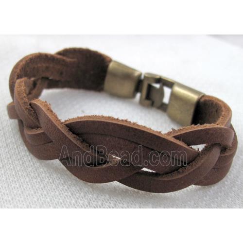 Genuine Leather Bracelet, Mix