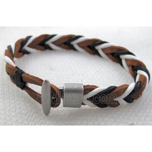 Genuine Leather Bracelet, Mix
