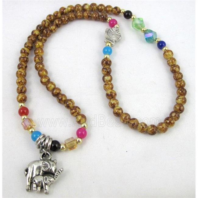 fashion jewelry, glass necklace, bracelet, CCB