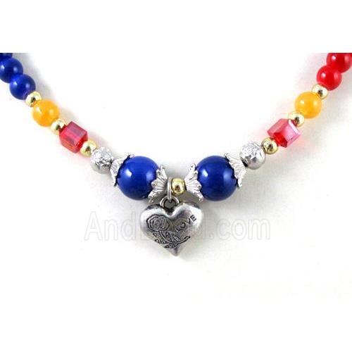 fashion jewelry, GLASS necklace, bracelet, CCB, mixed