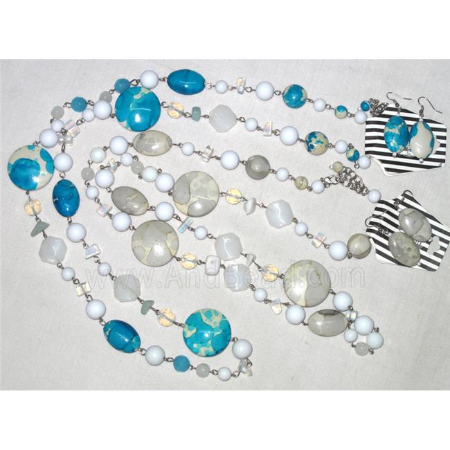 DIY Plastic Necklace, mixed color