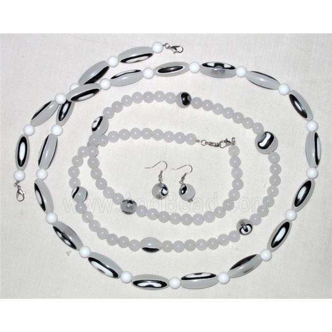 DIY Plastic Necklace, mixed color