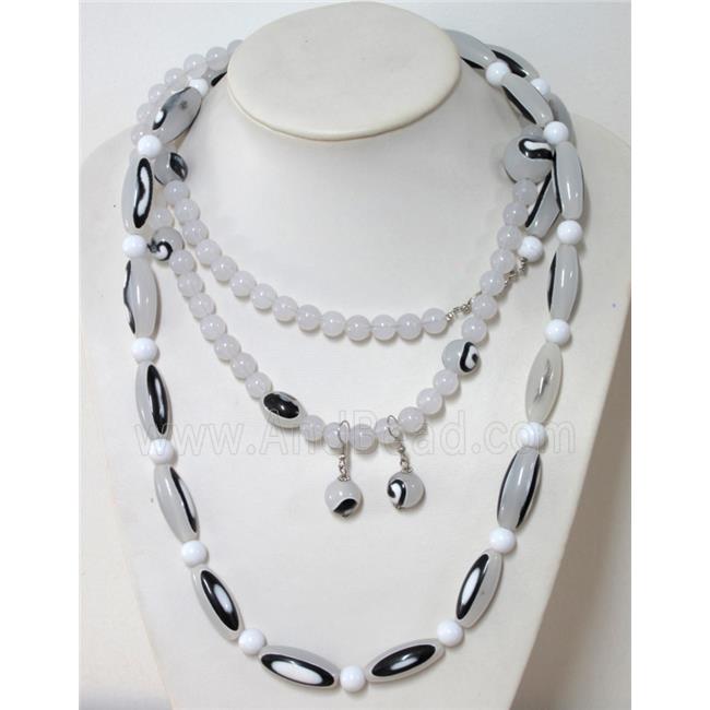 DIY Plastic Necklace, mixed color