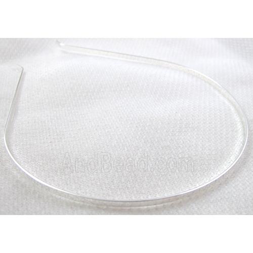 Silver Plated steel Hair Bands, Nickel Free