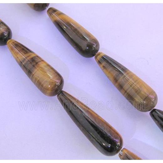 tiger eye bead, teardrop