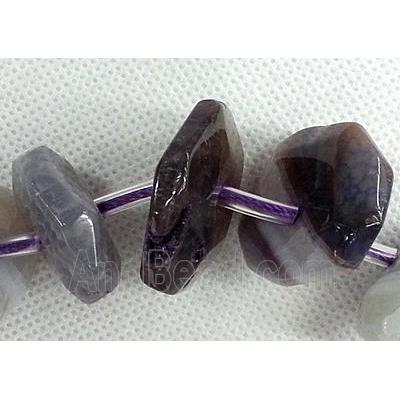 Agate beads heishi necklace chain
