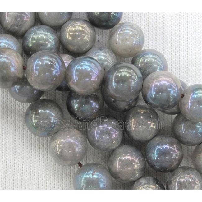 round Labradorite Stone Bead, AB color