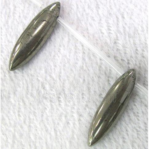 natural Pyrite Beads, horse eye