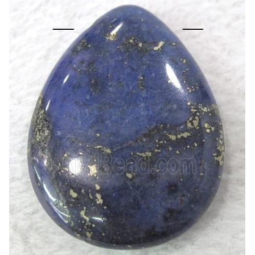 lapis lazuli pendant, teardrop