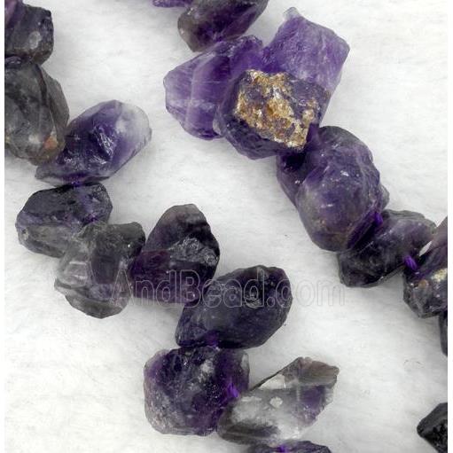 amethyst beads, freeform