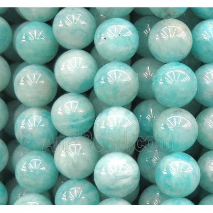 round natural Amazonite Beads, Grade-AAA