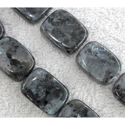 Labradorite bead, rectangle