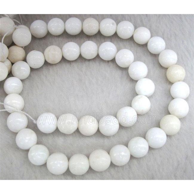 round white Porcelain beads