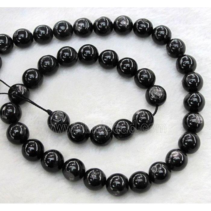 round Hypersthene Beads