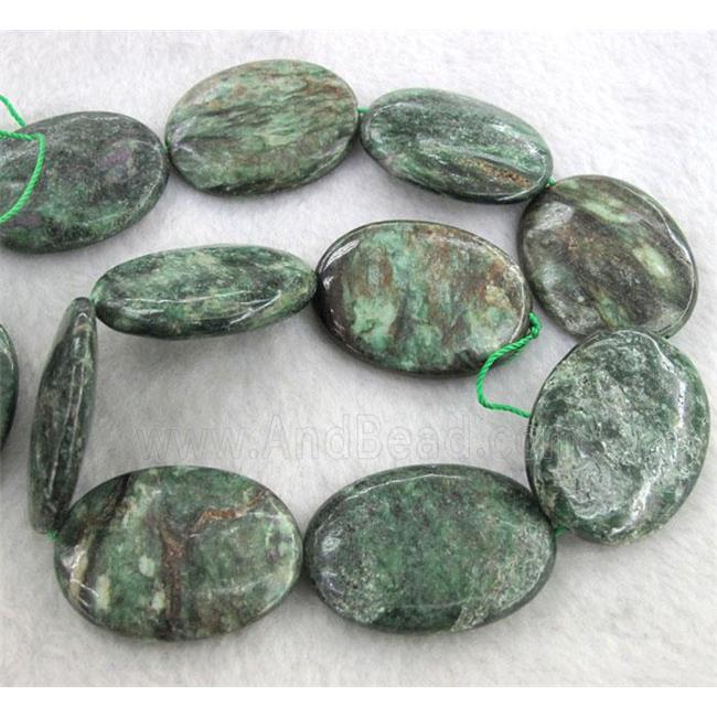 natural Emerald oval Beads