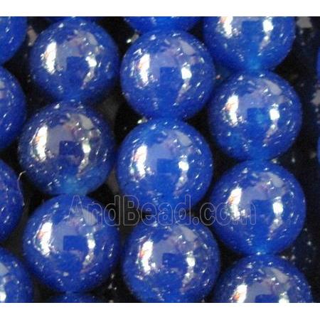 blue jade beads, dye