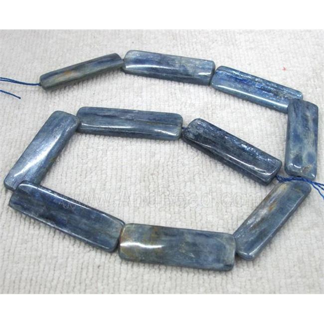 blue Kyanite beads, rectangle