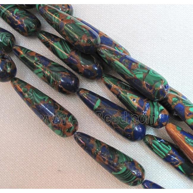 gemstone bead, teardrop