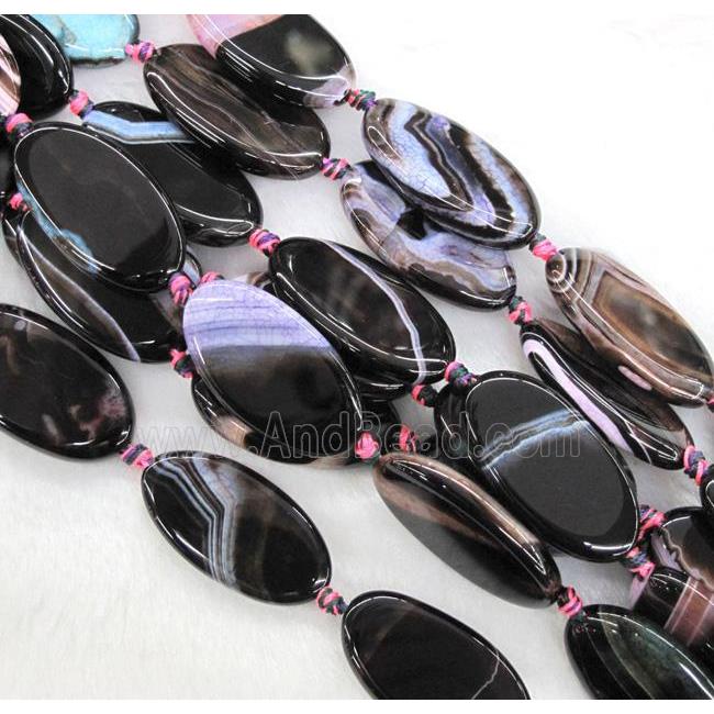 agate beads, oval