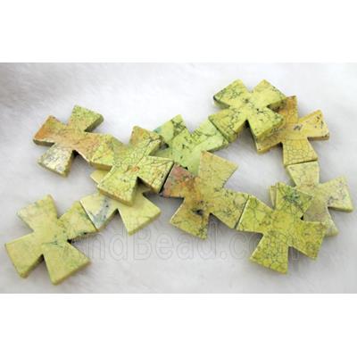 Dye crossTurquoise Beads