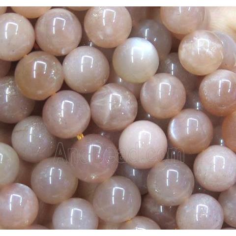 natural sunstone bead, round