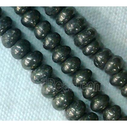 natural abacus Pyrite Beads