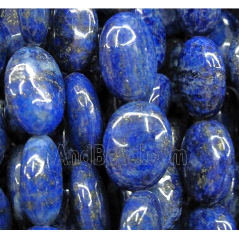 lapis lazuli bead, oval