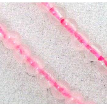 pink jade beads, tiny, round