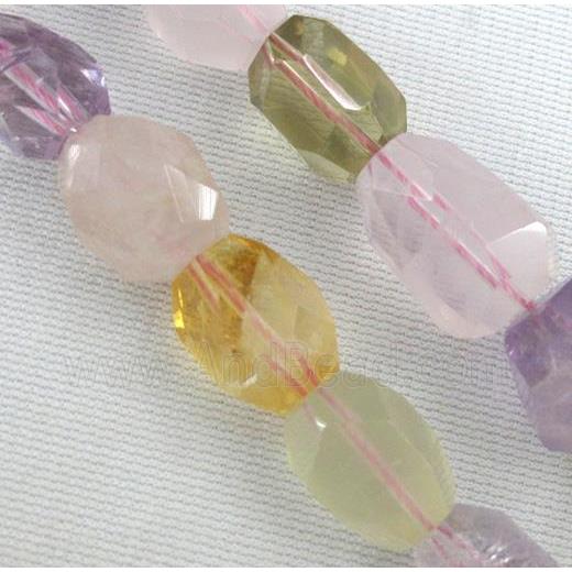 mixed gemstone nugget beads, freeform