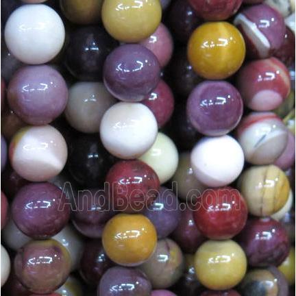 round mookaite beads