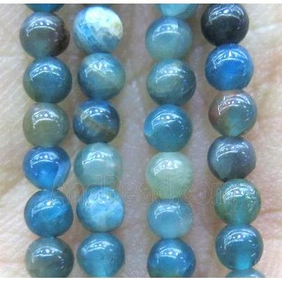 tiny Azurite Beads, round