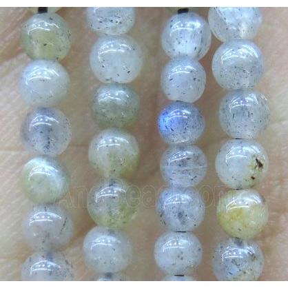 tiny Labradorite beads, round