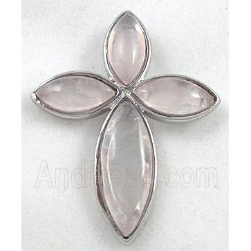 rose quartz pendant