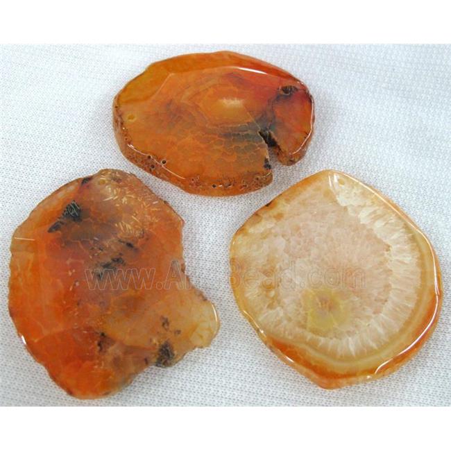Natural agate stone pendant