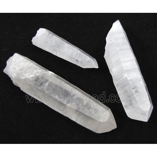 Crystal Quartz Stick Pendant Undrilled