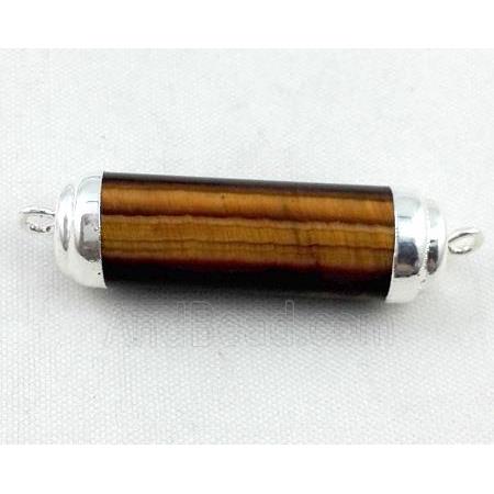 Tiger eye stone connector, stick