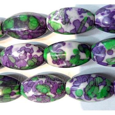 Rain colored stone bead, stability