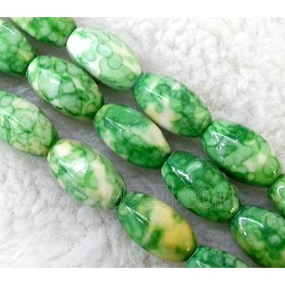 Rain colored stone bead, stability