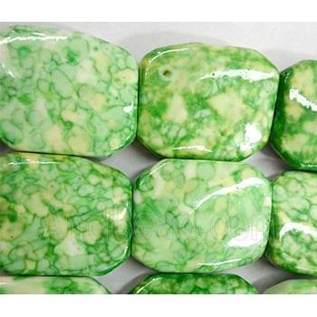 Rain colored stone bead, stability