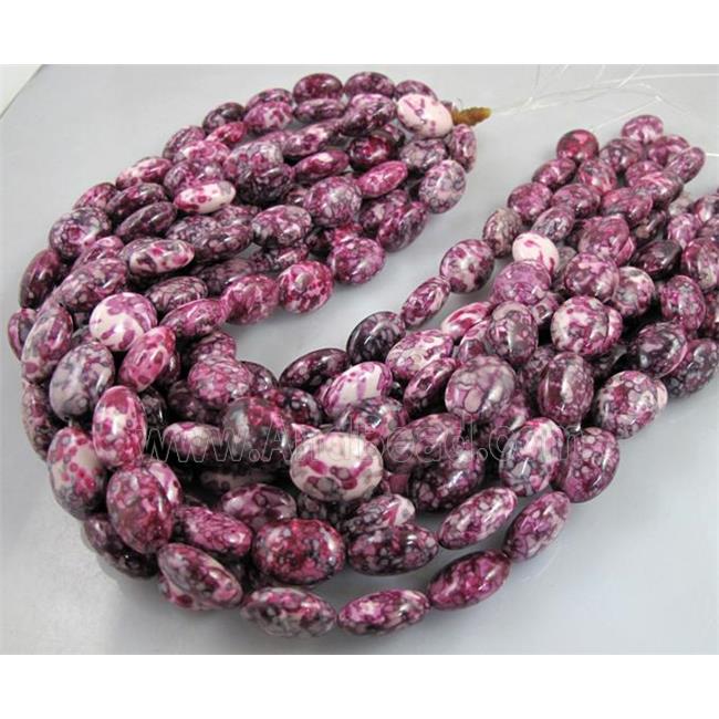 Rain colored stone bead, stability, flat rice