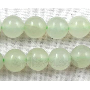 New Jade, Pale Green, Round