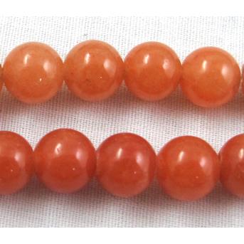 round Red-Aventurine beads