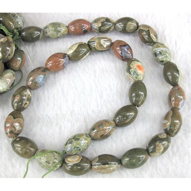 natural Rhyolite Jasper beads, barrel