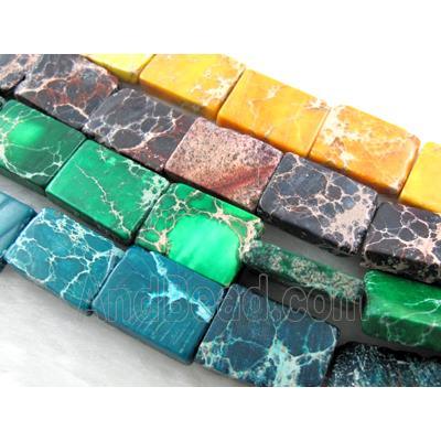 Sea Sediment Jasper, oblong, mixed color