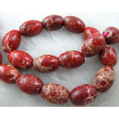 Sea Sediment Jasper, Rice, red
