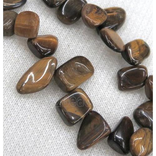 tiger eye bead chips, freeform